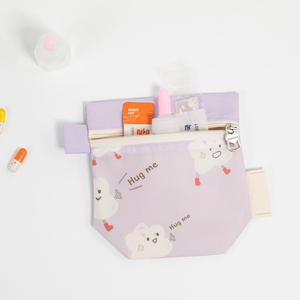 세맘스 양면방수 포키 약파우치 허그뭉치퍼플