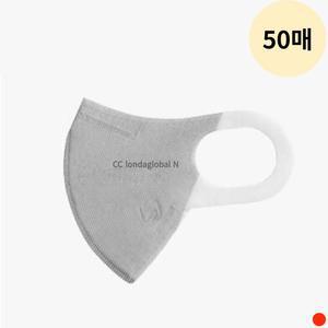 시노텍스 새부리형 프리미엄 마스크 대형 그레이 50매