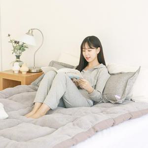 사계절 자가발열 양면 토퍼 두꺼운 침대 매트리스 토퍼
