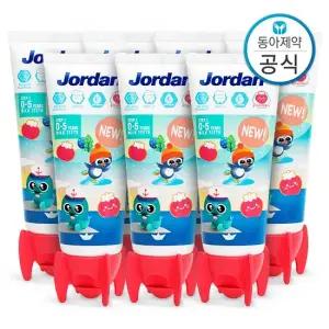 5세 이하 유아 어린이치약 저불소 500ppm 뉴스텝1 90g 7개