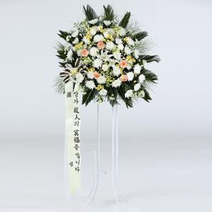 화환 조화 근조 부의 조의 부고 장례식 근조오브제1단(지정장례식장 전용상품) 꽃배달