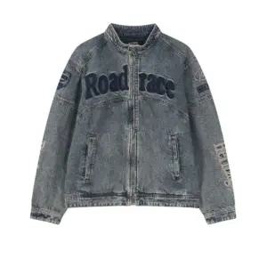 [롯데백화점]버커루 남자절개 디테일 바이커 데님 자켓(B255DJ360P)