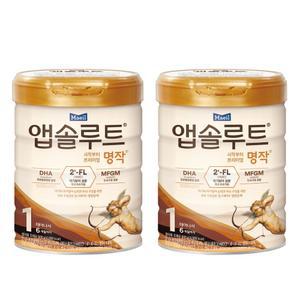 앱솔루트 명작 분유 2FL 분유 1단계 800g × 2개