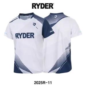 라이더 티셔츠 배드민턴 반팔 상의 남성 여성 게임웨어 화이트 네이비 2025R-11