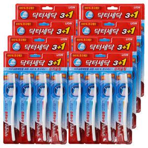 CJ라이온 닥터세닥 슈퍼슬림 칫솔 4입 극세모 8개