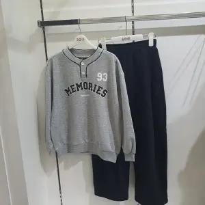 [소이]변형 반오픈 맨투맨티, 사이드 폴딩 커브드 와이드바지 25F5452_25F5252_KG