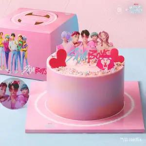 [파리바게뜨]케이팝 데몬헌터스 콜라보,소다팝 케이크