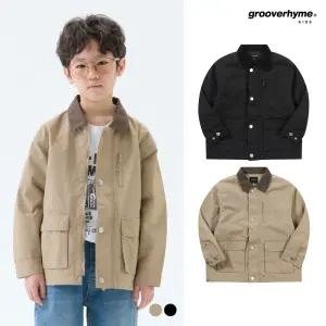 [그루브라임키즈]유니) N100 나일론타슬란 카라배색 워크자켓 (LITSCJV793M)