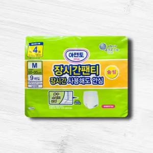 아텐토 성인용기저귀 장시간 팬티 중형 9매x1팩