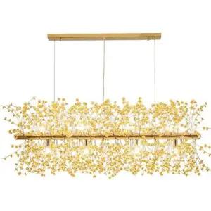 LED 엘사 엘리사 12등 식탁등 펜던트 눈꽃조명 찔림방지 인테리어 삼색변환 크리스탈