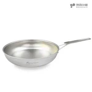 키친아트 퀸즈 통5중 무연마제 IH 인덕션가능 스텐레스316 후라이팬 28cm