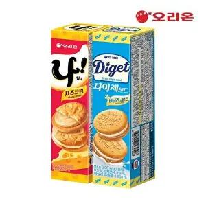 [오리온]오리온 나샌드(77g) 10개 + 다이제샌드(93g) 10개