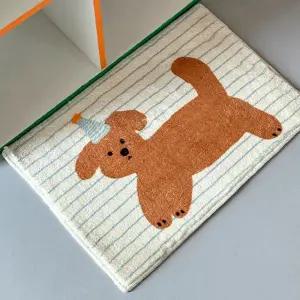 타올 순면발매트 강아지발수건 세탁가능 현관발매트