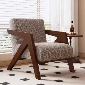 노르딕 빈티지 원목 1인 라운지소파 카페 안락의자 거실