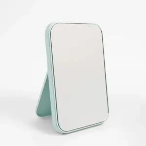 (민트) 스탠드 탁상 화장대 사각 거울/인테리어/소품/장식/메이크업/소형/화장/탁상용/책상/스탠딩/미니