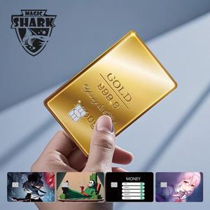 돼지 필름 스킨 저금통 카메라 스티커 꽃 세련된 직불 Kawii 메트로 신용 카드 Flowe 커버