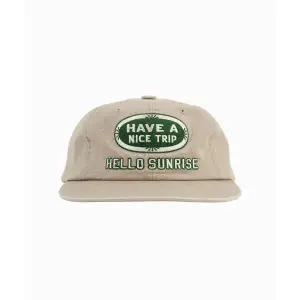 [정품] 헬로 선라이즈 데일리 스트릿 모자 캡모자 HELLO SUNRISE HNT Oval Logo RX Fit 6P Cap_Beige