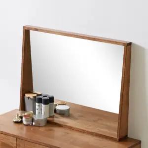 [엣지퍼니처]리에스 고무나무 원목 거울 800X600