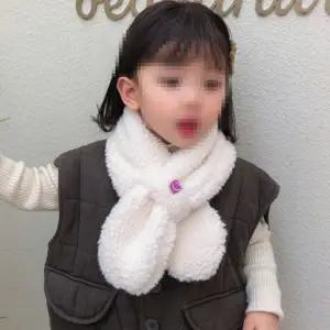 [하프클럽/]9색 1개 KC인증 뽀글이 유아 끼우는 목도리 키즈 머플