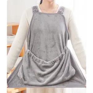 고양이포대기 고양이 극세사 포켓 포대기 1P 캥거루 담요 주머니