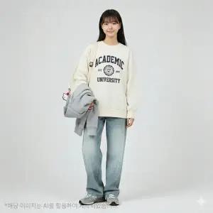 [롯데백화점]유솔 유니 CP특양면 맨투맨 (4컬러) ULMA26102