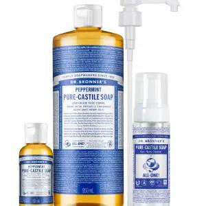 닥터브로너스 캐스틸 솝 클렌저 950ml + 60ml - 페퍼민트