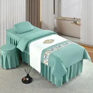 피부관리실 이불 마사지 미용베드커버 미용베드 침구세트