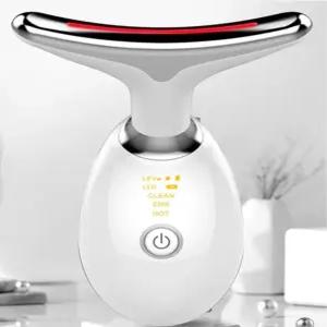 얼굴및 목라인 EMS 괄사 마사지기 고주파 뷰티 온열기 림프순환