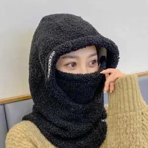 넥워머모자 후드 마스크 방한모자 넥워머 귀마개 목도리 겸용 목보호폴라