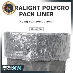 [HODR] 초경량 팩 라이너 폴리크로 백 방수 배낭 하이킹 트레킹용 UL 경량 장비