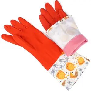 마니파라요 따뜻한 겨울 기모 고무장갑 기모고무장갑특대형