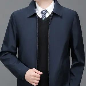 남친룩 남성자켓 봄자켓 가을자켓 카라짚업 댄디스타일 네이비 블랙