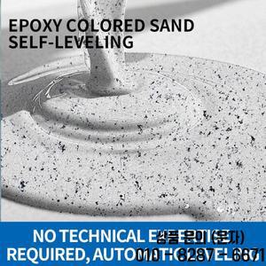 1kg 고광택 대리석 효과 에폭시 바닥 코팅 실내 및 순수 자연 미끄럼 방지 페인트