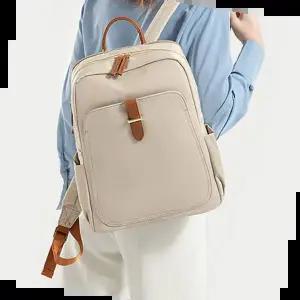 캐주얼백팩 여성 스타일리시 포켓포인트 백팩 4컬러 세련된출근룩