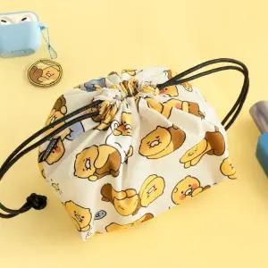 춘식이 오디너리 패턴 스트링 파우치생리대치 천치 화장품치 여행치 핸드폰치 다용도치