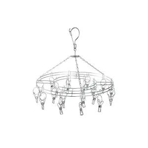 올스텐 양말건조대 더블레일 빨래집게걸이 양말집게 속옷집게 속옷건조대