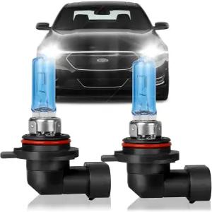 포드 토러스 2013-2019 고성능 할로겐 헤드라이트 전구 9012 고저 듀얼 빔 헤드램프 교체 키트 플러그 앤