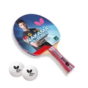 BUTTERFLY 나카마 S-3 카본 쉐이크 탁구라켓