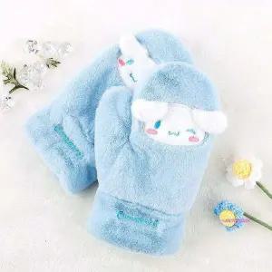 시나모롤 장갑 엄지 퍼 포근 퍼엄지uvw518