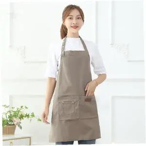 주방용 작업 앞치마 목걸이형 허리끈 앞치마 카페 베이커리 공방 바리스타 요리