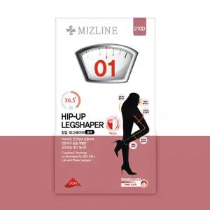 미즈라인 01 힙업 레그쉐이퍼 (유발) 블랙 스타킹 압박보정효과