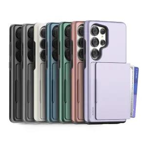 케이맥스 갤럭시 S26 울트라 플러스 슬라이드 카드수납 2장 원터치 하드 범퍼케이스