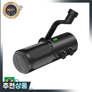 FIFINE Tank3 헤비듀티 메탈 USB/XLR 다이나믹 마이크 팟캐스팅 스튜디오급 녹음 노이즈 감소  프리미엄 사
