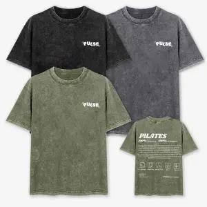 남녀공용 YL62FY42 펄스 피그먼트 프린팅 반팔티 SD-250802