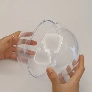 16CM 투명 볼 가챠 원형 토이 캡슐 가차 파츠 프라스틱 꽃