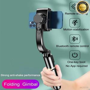 Roreta 2023 새로운 짐벌 안정기 셀카 스틱 IOS 안드로이드 용 블루투스 셔터 모노 포드가있는 접이식 무선