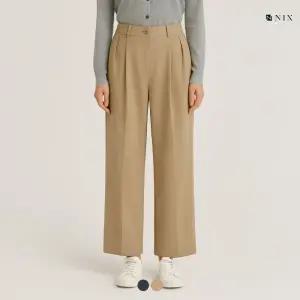 [택가 99000원][NIX]여) 투턱 밴딩 와이드 슬랙스(FNRMCNW570M)