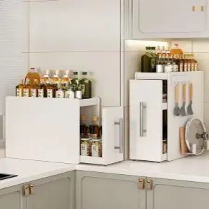 주방 싱크대위 서랍장 양념 슬라이딩 서랍형 정리 다용도 부엌 수납