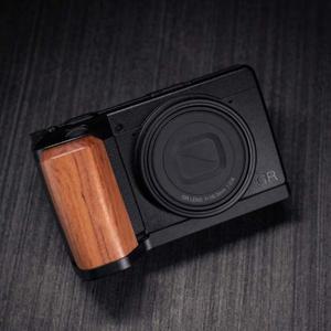 호환 알루미늄 합금 베이스 플레이트 Ricoh GR4 카메라용 YUWOOD 우드 L 핸드 그립