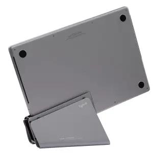 [정품] Tyonit TiltSnap Pro 수직 노트북 스탠드, 맥북 프로 14인치 및 16인치용, 자동 썬더볼트4 USB-C 연